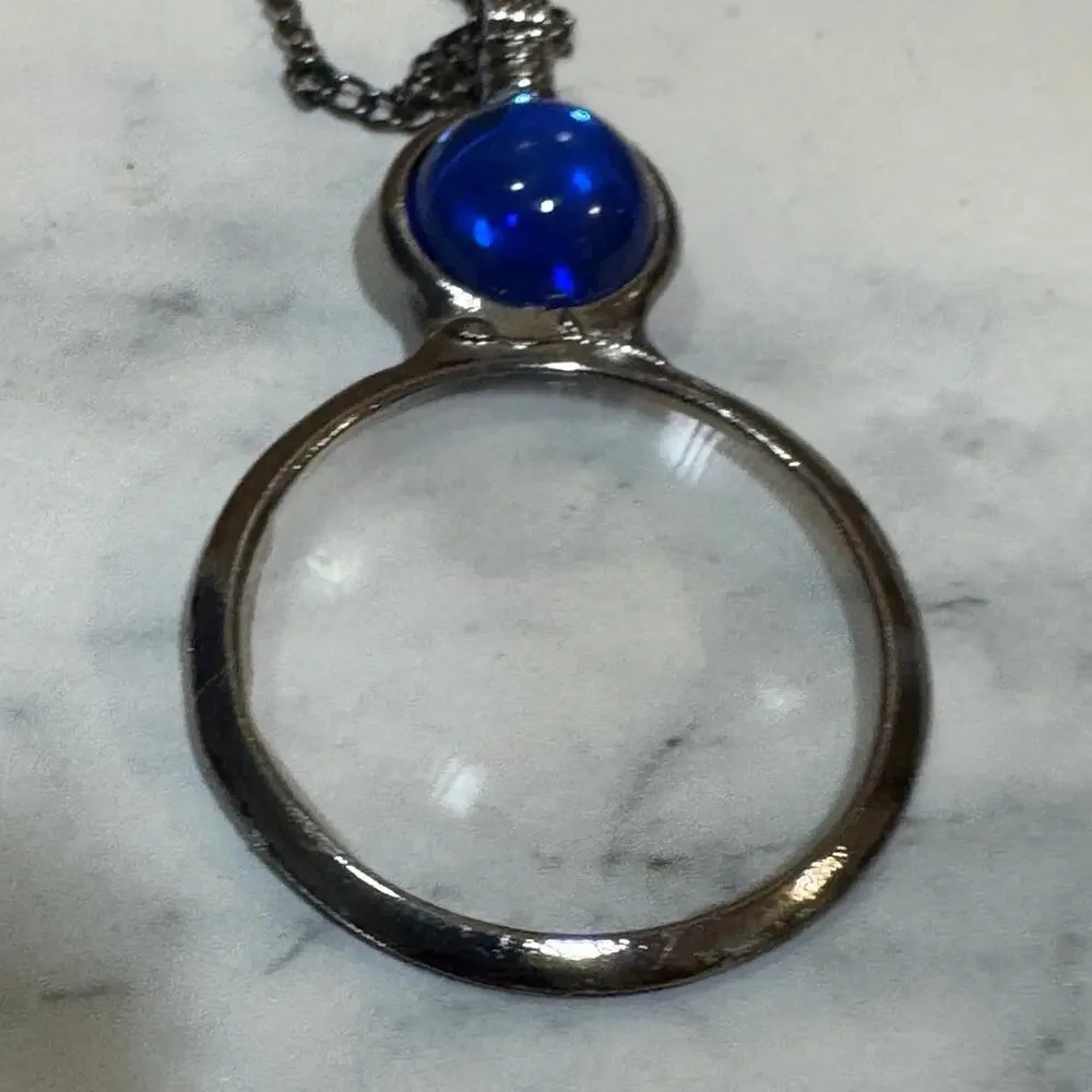 Magnifier glass necklace - Picture 5 of 6